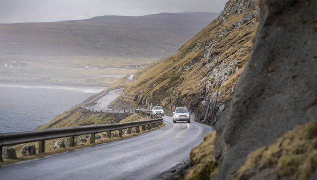 Sandslíð, ferðsla, Sandur, sandoyartunnilin