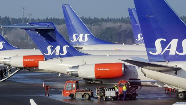 SAS, Scandinavian Airlines. flogvinna, flogfør, flogtrygd, flogfar