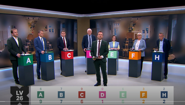 Forfólkaorðaskifti í sjónvarpinum