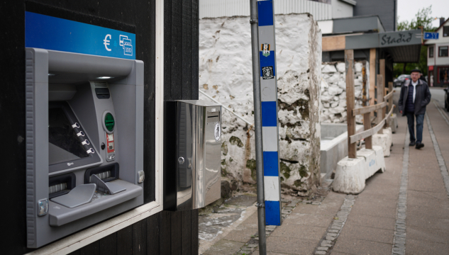 Sjálvtøka hjá Bank Nordik, sjálvtøkur, Sjálvtøkan Áarvegur, pengar, peningur, valuta, Bank Nordik 