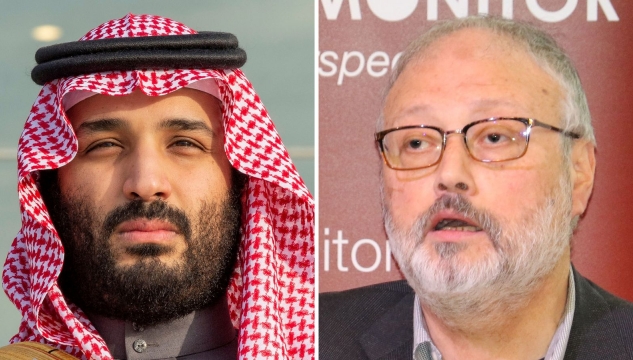 Mohammed bin Salman og Jamal Khashoggi