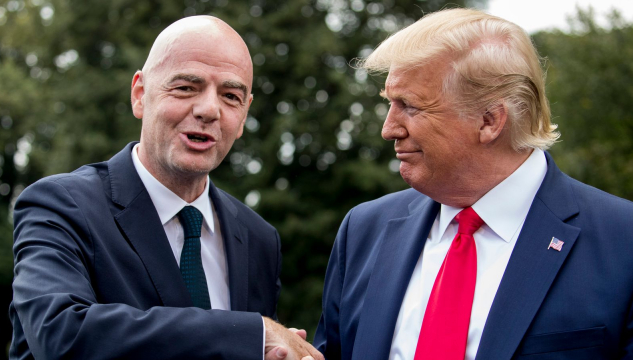 Gianni Infantino og Donald Trump