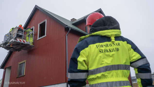 Ódnarveður i Havn 31. januar 2024, Tórshavnar sløkkilið