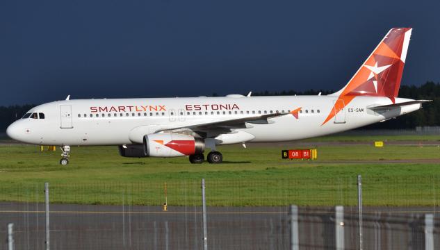 SmartLynx, Estland, Airbus A320-232, ES-SAM