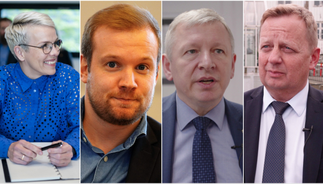 Liljan Weihe, Uni Holm Johannesen, Árni Skaale og Magnus Rasmussen