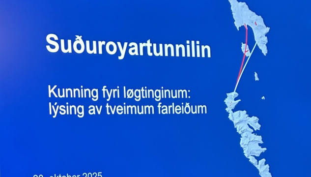 Suðuroyartunnilin og farleiðir