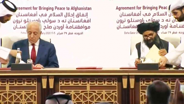 Taliban og USA, friðaravtala millum USA og Taleban