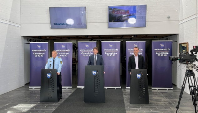 koronu tíðindafundur 14.05.2021, tíðindafundur um koronu 14. mai 2021