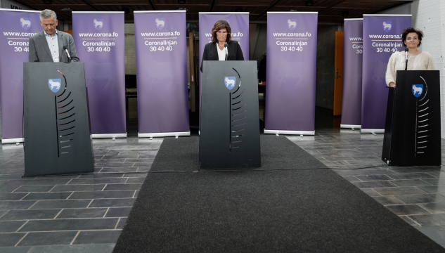 Almannaverkið, Tíðindafundur í KvF, Korona, Corona, Covid-19, Edvard Heen, Elsebeth Mercedis Gunnleygsdóttir