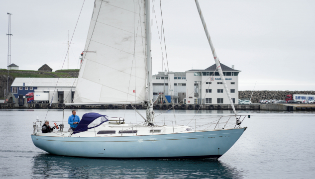 Tórshavnar Havn, seglbátar á Havnarvág, Tórshavnar Kommuna, seglbátar, frítíðarbátar, frítiðarsiglarar,ferðafólk,