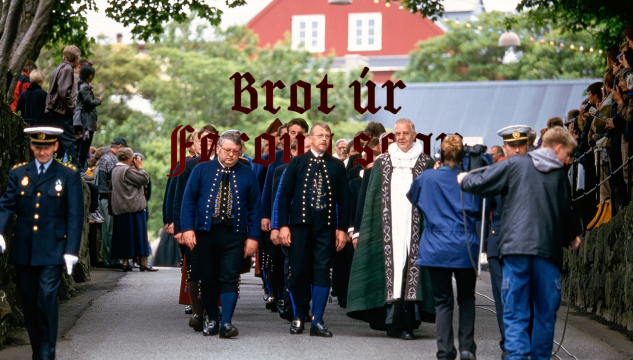 Brot úr Føroya søgu, Tingsetan á ólavsøku