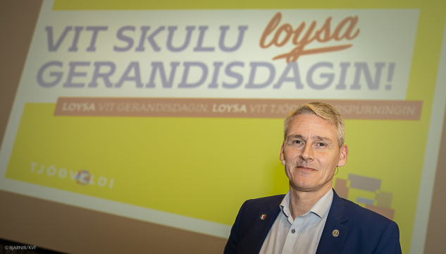 Høgni Hoydal, Løgtingsvalið 2022, Tjóðveldi tíðindafund