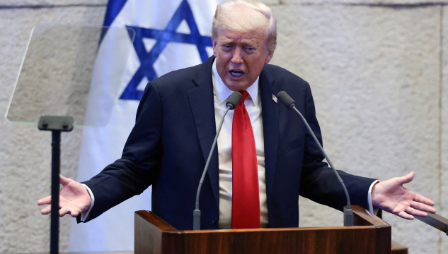 Donald Trump í Knesset