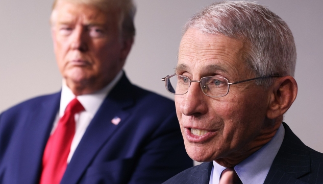 Donald Trump og Anthony Fauci