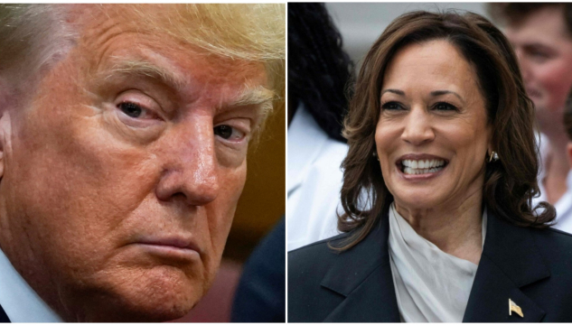 Donals Trump og Kamala Harris