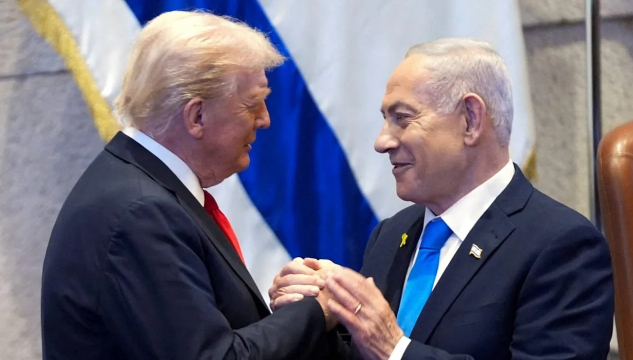 Donald Trump og Benjamin Netanyahu