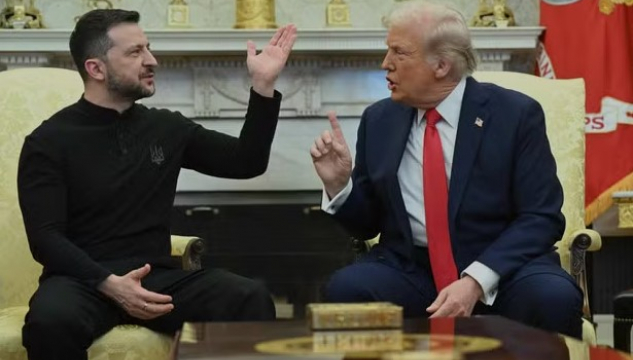 Donald Trump og Zelenskyj í Hvítu húsunum