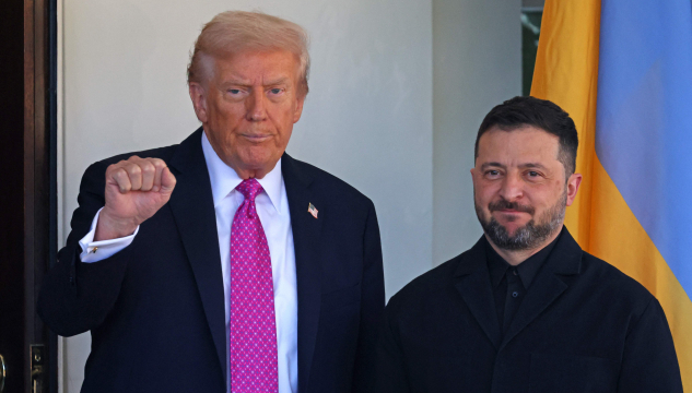 Donald Trump og Volodomyr Zelenskyj