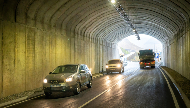 tunlarnir Norður um Fjall, ferðsla, tunnil