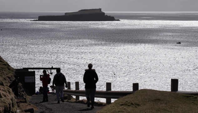 Ferðafólk, turistar, ferðavinna, 