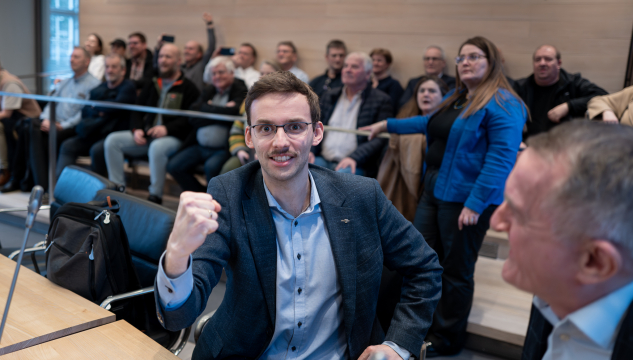 Steffan Klein Poulsen, pensjónsaldur 3.viðgerð, suðuroyartunnilin 3.viðgerð, mynd: Bjarni