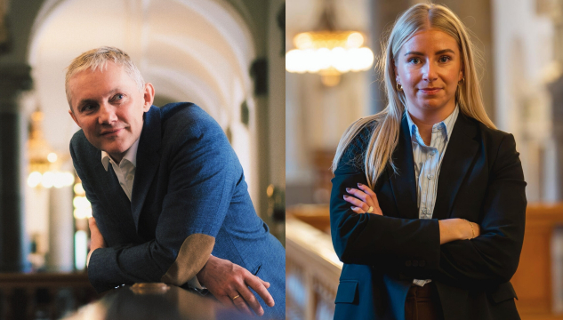 Sjúrður Skaale og Anna Falkenberg