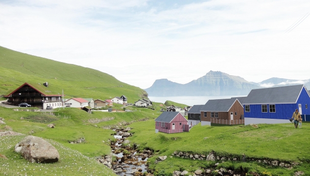 Summarhús við Gjógv