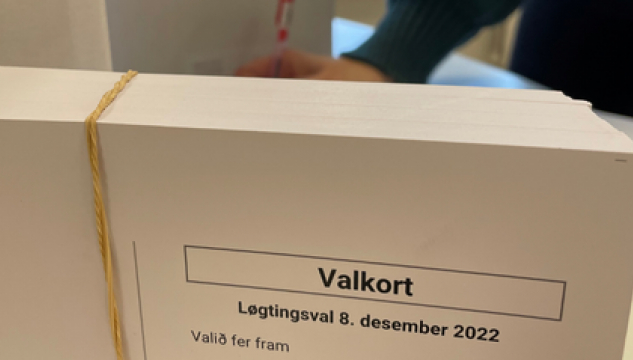 Valkort til løgtingsvalið 2022