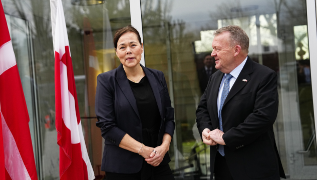 Vivian Motzfeldt og Lars Løkke Rasmussen