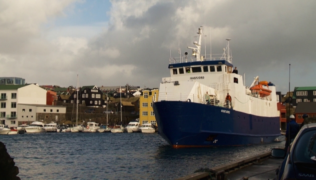 Hasfjord, Strandferðslan, farmaferja