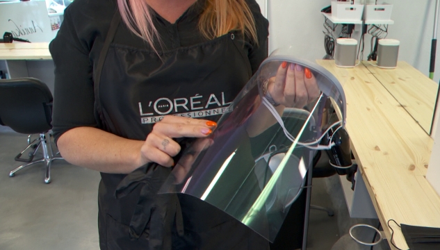 frisørar, COVID-19, hárskerar, Salong Annika