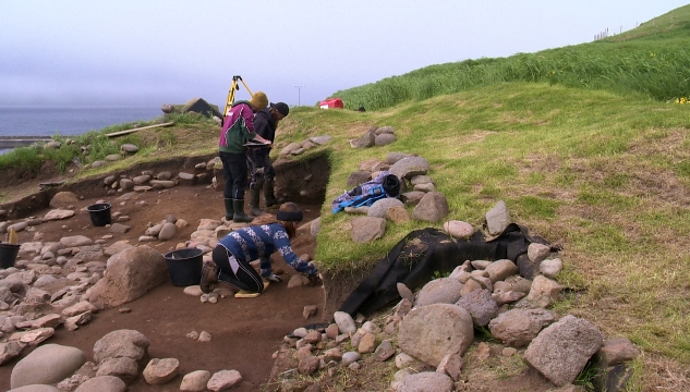 Útgrevstur á Velbastað, Velbastað, útgrevstur