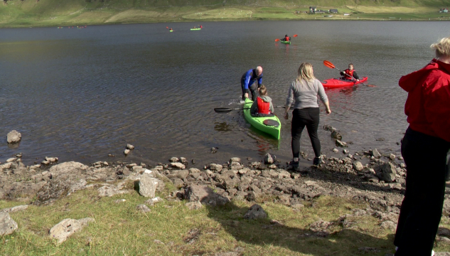 Brúgvin, eftirskúli í Skálavík, næmingar á Brúnni