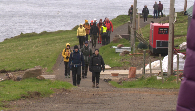 Ferðafólk, Ferðafólk í Mykinesi, Mykines