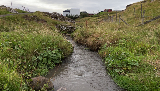 Hoydalsá og tunnil í Villingadali