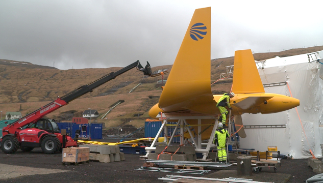 Sjóvarfalsorka, sjóvarfalsdreki, Minesto  