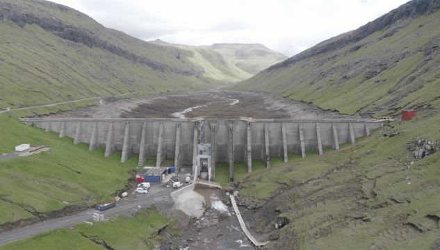 SEV í Vestmanna, vatnbyrging í Heygadali