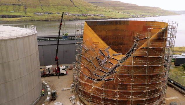 Oljutangi á Sundi, SEV á Sundi