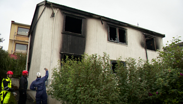 Eldur í sethúsum í Havn, eldur, Eldur í Hornabø