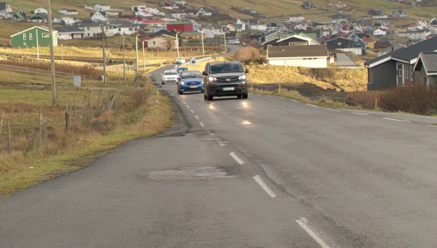 Trongisvágur, Trongisvágsvegur, vegur í Trongisvági