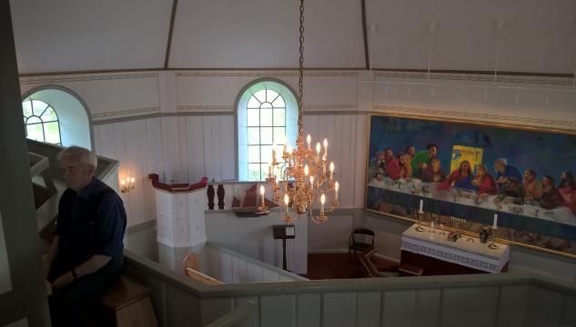 Við tórði á túri, Haldórsvík, Kirkjan í Haldórsvík, Haldórsvíkar kirkja