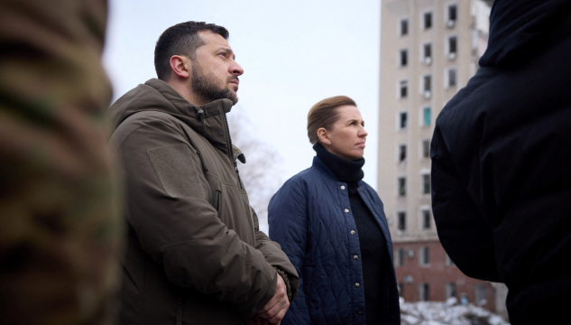 Zelenskyj og Mette Frederiksen