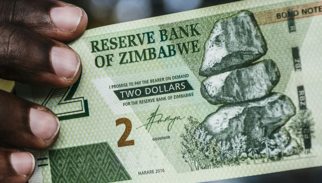 Zimbabwe dollari dollar 